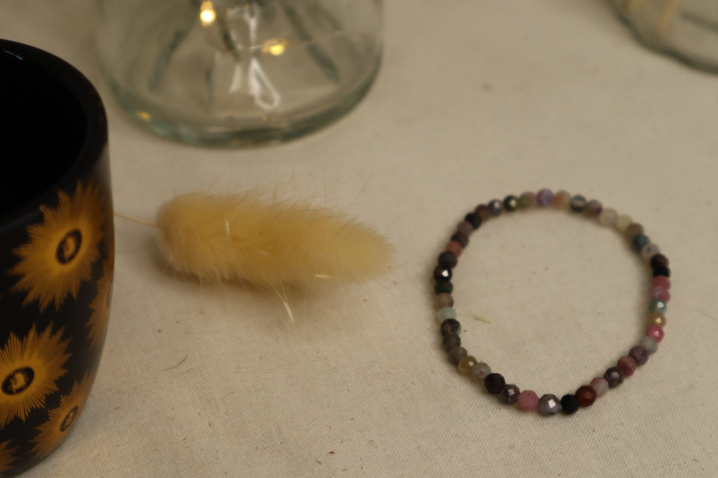 BRACELET TOURMALINE MULTICOLORE