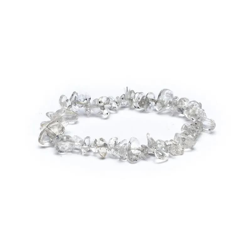 Bracelet chips cristal de roche.