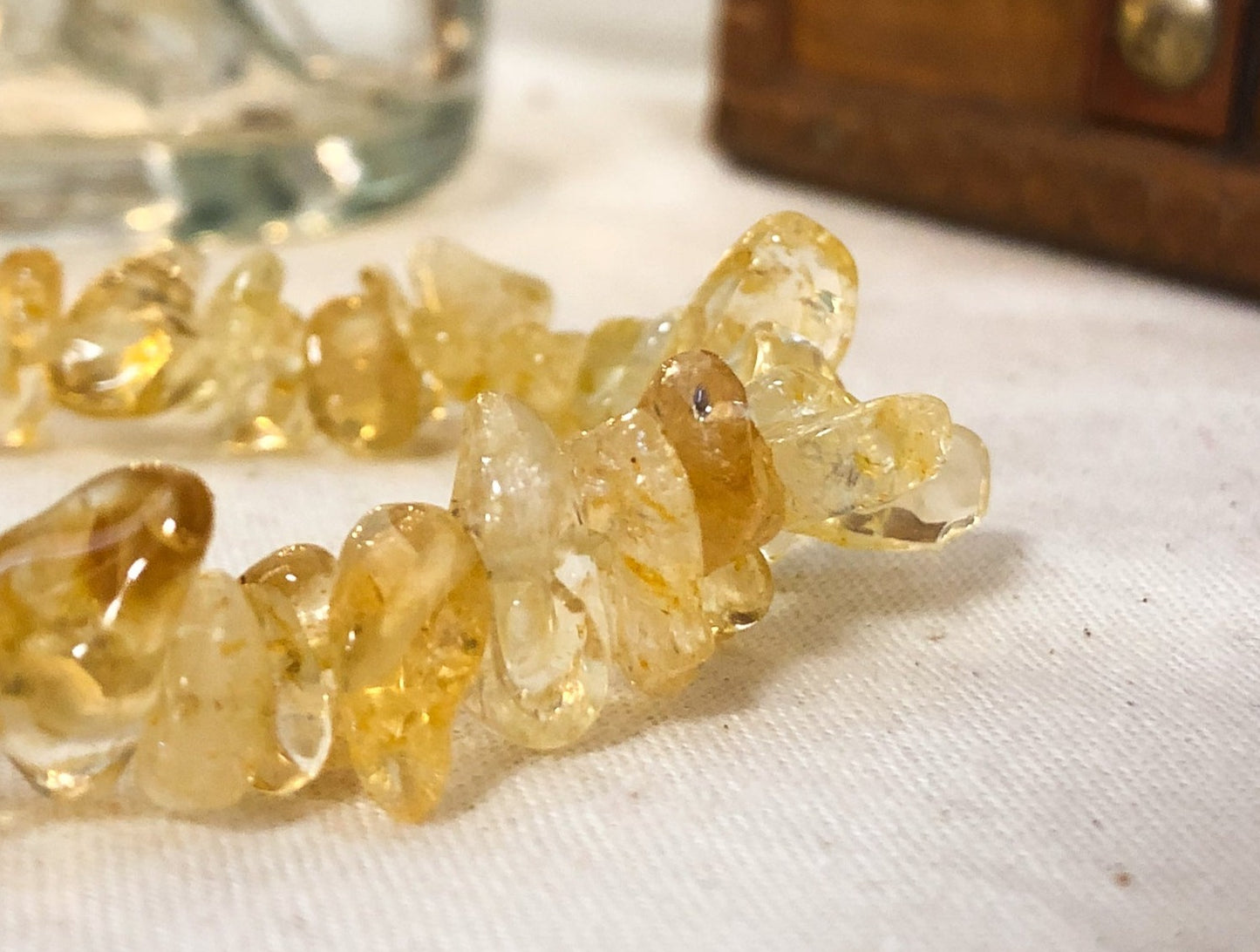 Zoom sur le bracelet Citrine