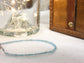 Bracelet Apatite d'un beau bleu.