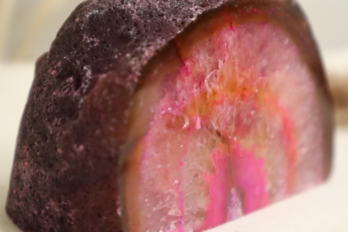 AGATE ROSE POLIE
